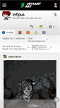 Mobile Screenshot of infipus.deviantart.com