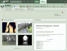 Tablet Screenshot of mrssand.deviantart.com