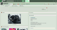 Desktop Screenshot of morphinum.deviantart.com