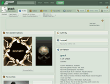 Tablet Screenshot of gnack.deviantart.com