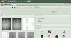 Desktop Screenshot of foxclaw100.deviantart.com