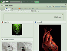 Tablet Screenshot of mad-uninc.deviantart.com