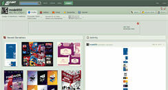 Desktop Screenshot of model850.deviantart.com