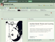 Tablet Screenshot of melody-of-truth.deviantart.com
