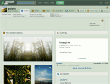 Tablet Screenshot of polarix.deviantart.com