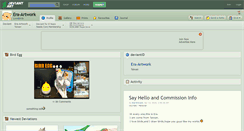 Desktop Screenshot of era-artwork.deviantart.com