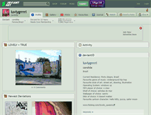 Tablet Screenshot of luvlygrrrrl.deviantart.com