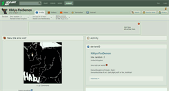 Desktop Screenshot of kikiyo-foxdemon.deviantart.com