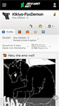 Mobile Screenshot of kikiyo-foxdemon.deviantart.com