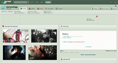 Desktop Screenshot of epicphailage.deviantart.com