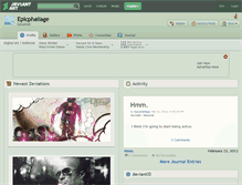 Tablet Screenshot of epicphailage.deviantart.com