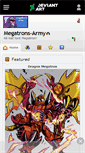 Mobile Screenshot of megatrons-army.deviantart.com
