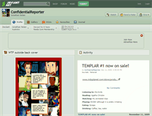Tablet Screenshot of confidentialreporter.deviantart.com