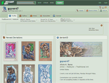 Tablet Screenshot of guyver47.deviantart.com