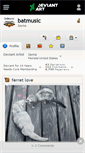 Mobile Screenshot of batmusic.deviantart.com