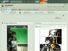 Tablet Screenshot of hendryzero.deviantart.com