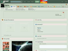 Tablet Screenshot of herro.deviantart.com