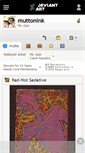 Mobile Screenshot of muttonink.deviantart.com