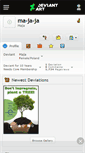 Mobile Screenshot of ma-ja-ja.deviantart.com
