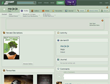 Tablet Screenshot of ma-ja-ja.deviantart.com
