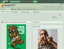 Tablet Screenshot of maxmaster1990.deviantart.com