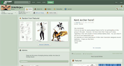 Desktop Screenshot of drmcninja.deviantart.com