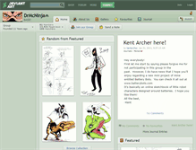 Tablet Screenshot of drmcninja.deviantart.com