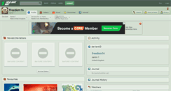 Desktop Screenshot of freedom16.deviantart.com