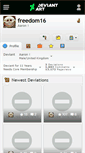 Mobile Screenshot of freedom16.deviantart.com