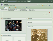 Tablet Screenshot of matryxx.deviantart.com
