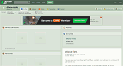 Desktop Screenshot of dilana-rocks.deviantart.com
