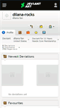 Mobile Screenshot of dilana-rocks.deviantart.com