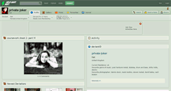 Desktop Screenshot of private-joker.deviantart.com