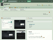 Tablet Screenshot of disegno-art.deviantart.com