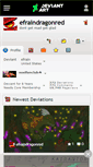 Mobile Screenshot of efraindragonred.deviantart.com