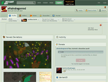 Tablet Screenshot of efraindragonred.deviantart.com