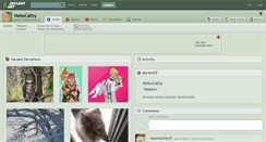 Desktop Screenshot of nekocathy.deviantart.com