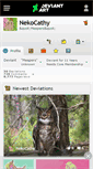 Mobile Screenshot of nekocathy.deviantart.com