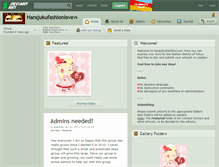Tablet Screenshot of harajukufashionlove.deviantart.com