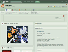 Tablet Screenshot of funkfreed.deviantart.com