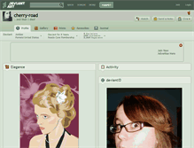 Tablet Screenshot of cherry-road.deviantart.com