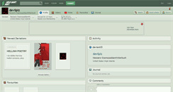 Desktop Screenshot of devilplz.deviantart.com