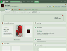 Tablet Screenshot of devilplz.deviantart.com