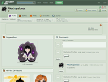 Tablet Screenshot of pikachupalooza.deviantart.com