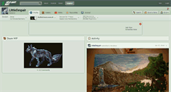 Desktop Screenshot of littledespair.deviantart.com
