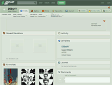 Tablet Screenshot of dilbsny.deviantart.com