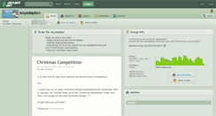 Desktop Screenshot of anyadopts.deviantart.com