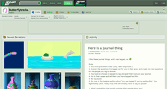 Desktop Screenshot of butterflytracks.deviantart.com