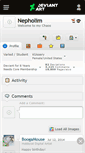 Mobile Screenshot of nepholim.deviantart.com