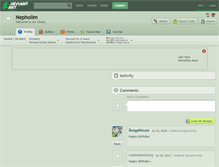 Tablet Screenshot of nepholim.deviantart.com